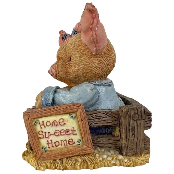 3 Enesco This Little Piggy Figurines Ducky Friend Had None Home Sw Eeet Lot TLP - Picture 12 of 13